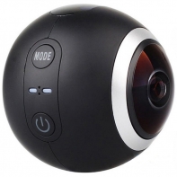 купить Экшн-камера, SJCAM, SJ360, 2K/30fps, Sony IMX078 12 МП 360° Fish-eye,  Wifi 10 м, Чипсет NTK 96660, 1300mAh, 2* сенсорный дисплей, Чёрный в Алматы фото 2
