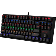 купить Клавиатура проводная игровая механическая Redragon Daksa, Rainbow (Черный), USB, ENG/RU, НОВИНКА! в Алматы фото 2