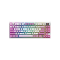 купить Игровая Клавиатура MSI FORGE GK600 TKL W VIOLET RU, Механическая/WIFI/BT/USB2.0/RGB/83кл./1.8м Белая в Алматы