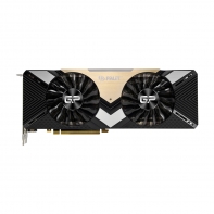 купить Видеокарта, PALIT, RTX2080Ti DUAL 11G 4710636270154, NE6208T020LC-150A, GDDR6, 352bit, 3-DP, HDMI, USB-C, Цветная коробка в Алматы фото 1