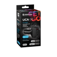 купить Зарядное устройство автомобильное Defender UCA-90 36W QC3.0 черный в Алматы фото 2