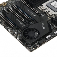 купить Материнская плата MSI TRX40 PRO WIFI AMD sTRX4 Support CPU AMD Ryzen&trade; Threadripper&trade; 3-поколения  8xDDR4 8xSATA3 RAID 2xM.2 ATX  в Алматы фото 2