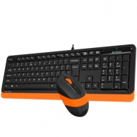 купить Клавиатура мышь беспроводная A4tech FG-1010-ORANGE Fstyler USB в Алматы фото 1