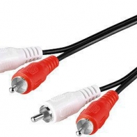 купить Кабель аудио/видео Ritmix RCC-075 2xRCA (M-M), ССS, 1,5м, никелированный, омедненный в Алматы фото 1