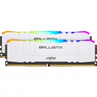 купить Оперативная память 32GB KIT (2x16Gb) DDR4 3600 MT/s  Crucial Ballistix Desktop Gaming Memory RGB  (White) PC4-28800 UDIMM 1.35V BL2K16G36C16U4WL в Алматы фото 1