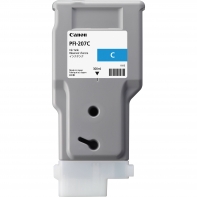 купить Тонер Canon/PFI-207C/Струйный широкоформатный/№207/голубой/300 мл в Алматы фото 1