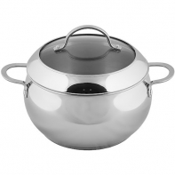 купить Кастрюля Vinzer Grand Majestic Glossy 89162 с крышкой 18 см 3 л в Алматы фото 1