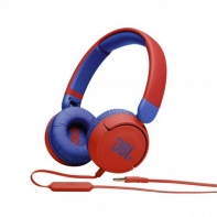 купить Гарнитура накладные JBL JR 310 проводные 1м, красный/синий (JBLJR310RED) в Алматы фото 1