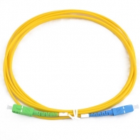 купить Патч Корд Оптоволоконный,, SC/UPC-SC/APC SM 9/125 Simplex 3.0мм 1 м, Жёлтый, Пол. Пакет в Алматы фото 1