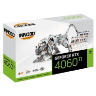 купить Видеокарта Inno3D GeForce RTX4060 Ti 8GB TWIN X2 OC WHITE, 8G GDDR6 HDMI 3xDP N406T2-08D6X-171153W в Алматы фото 3
