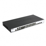 купить Управляемый L2 коммутатор с 24 портами 100/1000Base-X SFP и 4 портами 10GBase-X SFP+ в Алматы фото 1