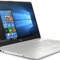 купить HP Notebook 15-dw0040ur/Pentium Gold 4417U dual/4Gb DDR4/256Gb SSD/15.6 HD/Intel HD Graphics 610/W10 Home/Natural Silver в Алматы фото 1