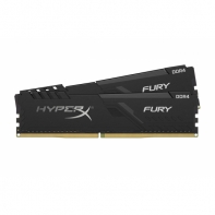 купить Комплект модулей памяти, Kingston, HyperX Fury HX432C16FB3K2/32 (в комплекте 2 шт), DDR4, 32GB (2x16GB), DIMM <PC4-25600/3200MHz>, Чёрный в Алматы фото 1