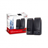 купить Колонки, Genius, SP-U120, 3Вт, USB, Длина кабеля 1,45м, Чёрный в Алматы фото 1