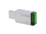 купить USB-накопитель, Kingston, DT50 16GB, USB 3.1, 5 Мб/сек, Серибристо-зеленый в Алматы фото 2