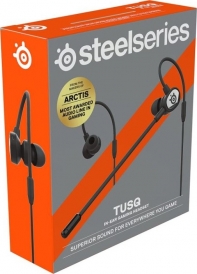 купить Наушники-гарнитура игровые SteelSeries Tusq 61650 черный в Алматы фото 2