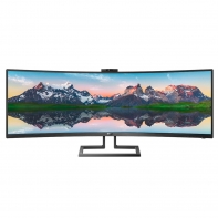 купить Монитор LCD 43*, 32:10, 3840 x 1200, VA, nonGLARE, CURVED, 450cd/m2, 80mln:1, H178&deg;/V178&deg;,4ms, DPx2, HDMI, USB-C, Tilt, HAS, Audio out, Speakers 3Y, Black в Алматы фото 1