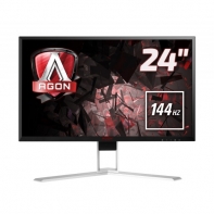 купить Монитор Элитный Игровой с детализированным изображением QUAD HD частотой 144Гц 23.8* AOC AG241QX TN 16:9 2560x1440@144Hz 350cd/m2 1000:1 50M:1 1ms 170/160 1xD-Sub 2xHDMI (MHL) 1xDVI 4xUSB3.0 1xDisplayPort. Встроенные колонки 2x3W. В комплекте: VGA ка в Алматы фото 1
