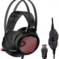 купить Наушники микрофон игровые Bloody M620T <20 Hz - 20 KHz,  Cable 180 CM USB, LED  Neon Colors> в Алматы фото 1