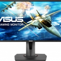 купить Монитор ASUS MG248QR TN,24*,16:9FHD(1920x1080x144 Hz),350cd/m2,1000:1,100M:1,170/160,1ms,Spkrs 2W,DVI,HDMI,DP,Gaming,Blk в Алматы фото 1