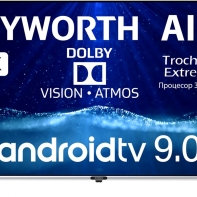 купить Телевизор 43* SKYWORTH 43Q20 LED SMART UltraHD ANDROID TV, Разрешение:  3840x2160 , Формат: 16:9, Частота: 60 Герц,  Порты: HDMI, Композитный, USB, RG45, Система приема: DVB-T2/C/S2,CI+  Объем памяти: 2.25 ГБ + 16 ГБ. Голосовое управление. в Алматы фото 1