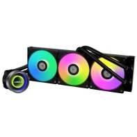 купить Водяное охлаждение для CPU Lian Li Galahad II Trinity, ARGB 3x120см Black G89.GA2T36B.00 в Алматы фото 1