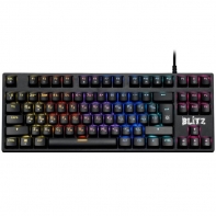 Купить Клавиатура проводная игровая механическая Defender Blitz GK-240L RU,Rainbow (Черный), USB, ENG/RU, Н Алматы