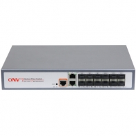 купить Коммутатор оптоволоконный управляемый 12-портов SFP ONV 33012FM <12-портов SFP, 2-порта 10/100/1000Base-T RJ45, 1 порт RS232 консоли> в Алматы фото 2