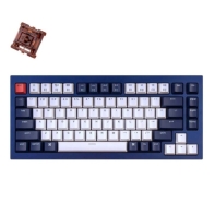 Купить Клавиатура Keychron Q1-O3 Blue Knob Brown Switch RGB Hot-Swap Gateron G pro Mechanical Алматы