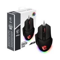 купить Мышь MSI Clutch Clutch GM20 ELITE GAMING Mouse USB2.0/кабель 2м/Вес 98г./RGB Mystic Черный в Алматы фото 3