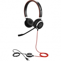 купить Jabra EVOLVE 40 MS Mono Оголовье; USB-адаптер с разъемом 3,5 в Алматы фото 2