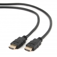 купить Кабель HDMI Cablexpert CC-HDMI4F-6, 1.8м, v2.0, 19M/19M, плоский кабель, черный, позол.разъемы,экран в Алматы фото 1