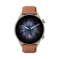 купить Смарт часы, Amazfit, GTR 3 Pro A2040, Дисплей 1.45* AMOLED Ultra HD, Разрешение 331 PPI, Водонепроницаемость (5 АТМ), GPS, Батарея 450 мАч, Тёмно-коричневый в Алматы фото 2