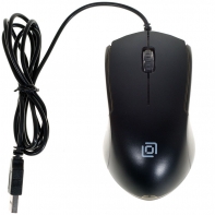 купить Мышь Oklick 245M черный оптическая (1000dpi) USB (3but) в Алматы фото 1