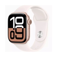 Купить Смарт часы Apple Watch Series 10 GPS 46mm Rose Gold Aluminium Case with Light Blush Sport Band - M/L (MWWU3QI/A)ium Case with Light Blush Sport Band - M/L (MWWU3QI/A) Алматы
