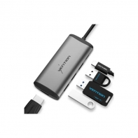 купить Док-станция Vention Type-C to HDMI/USB3.0*3/PD converter 0.15m grey, metal type в Алматы фото 2