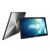 купить Портативный монитор ASUS MB168B TN,15.6quot;,16:9 WXGA (1366x768),200cd/m2,500:1,90/65,11ms,USB 3.0, Case в Алматы фото 1