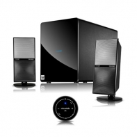 купить Акустическая система, Microlab, FC70BT, 2.1, 105Вт(25Вт*2 55Вт), Bluetooth V4.0, Выход 2RCA, Вход 2RCA, Toslink, Беспроводной пульт ДУ, Чёрный в Алматы фото 1