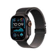 Купить Смарт-часы Apple Watch Ultra 2 GPS + Cellular 49mm Black Titanium Case with Black Titanium Milanese Loop - L (MX5V3GK/A) Алматы