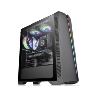 Купить Корпус Thermaltake H350 TG RGB, Midi Tower, E-ATX, Black, 2x3.5/2x2.5*, 2xUSB, USB3.0  CA-1R9-00M1WN-00 в Алматы
