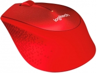 купить Мышь беспроводная Logitech M330 Silent Plus Red (красная, оптическая, 1000dpi, 2.4 GHz/USB-ресивер, бесшумная, под правую руку) в Алматы фото 2