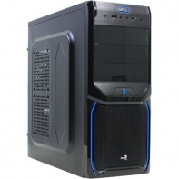 купить Кейс, Aerocool, V3X RGB WINDOW, ATX/Micro ATX, USB 3.0/ 2*2.0, HD-Audio  Mic, Кулер 8см, Высота процессорного кулера до 150мм, Толщина 0,5мм, Без Б/П, Чёрный в Алматы фото 1