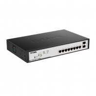 купить D-Link DGS-1100-10MPP/C1 Настраиваемый L2 коммутатор с 8 портами 10/100/1000Base-T и 2 портами 1000B в Алматы фото 1