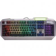 Купить Клавиатура проводная игровая Defender Stainless steel GK-150DL, 45150 ENG/RUS, USB. Расширенная RGB-подсветка Алматы