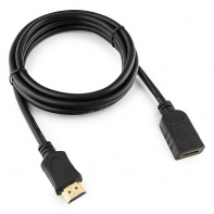 купить Удлинитель кабеля HDMI Cablexpert CC-HDMI4X-6, 1.8м, v2.0, 19M/19F, черный, позол.разъ, экран, пакет в Алматы фото 1
