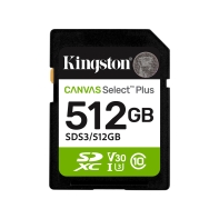 купить Карта памяти Kingston SDS3/512GB Canvas Select Plus C10 UHS-I U3 V30 512GB в Алматы фото 1