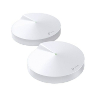 Купить Домашняя Mesh Wi-Fi система GbE AC1300 Tp-Link Deco M5 (2 устройства) <Бесшовный роуминг, 867Mbps 5Ghz + 400Mbps 2.4Ghz, 802.11ac/a/b/g/n, 2 гигабитных порта LAN/WAN> Алматы