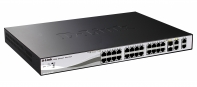 купить Коммутатор D-Link DES-1210-28/ME Управляемый  2 уровня с 24 портами 10/100Base-TX, 2 портами 100/1000Base-X SFP и 2 комбо-портами 100/1000Base-T/SFP. (Flash-память 16 Мб для аппаратной ревизии В2) в Алматы фото 2