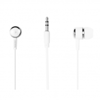 купить CANYON EPM- 01 Stereo earphones with microphone, White, cable length 1.2m, 23*9*10.5mm,0.013kg в Алматы фото 2