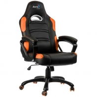 купить Игровое компьютерное кресло, Aerocool, AC80C-BO, Искусственная кожа PU, (Ш)53,5*(Г)49*(В)114-124 см, Чёрно-Оранжевый в Алматы фото 1